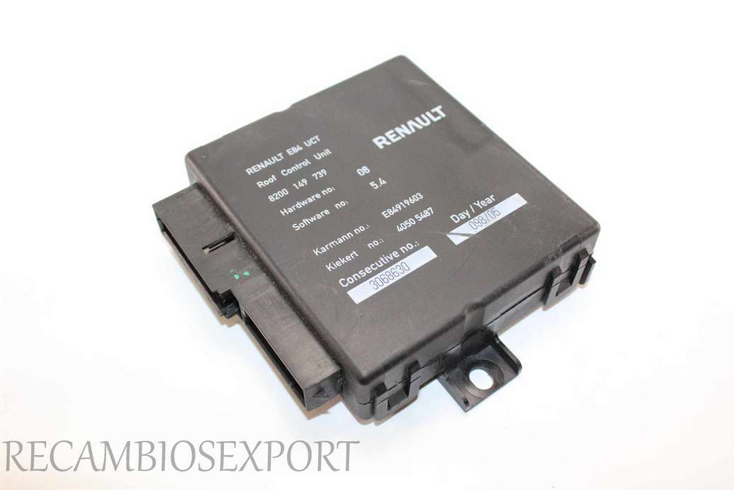Modulo control de techo Renault Megane 8200149739 8200 149 739 E84919603 40505487 - foto 1