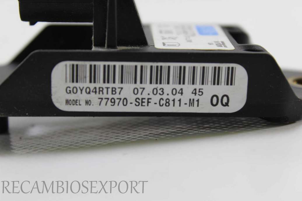 Sensor de airbag Honda Accord 77970SEFC811M1 77970-SEF-C811-M1 77970SEFC811 0Q - foto 2