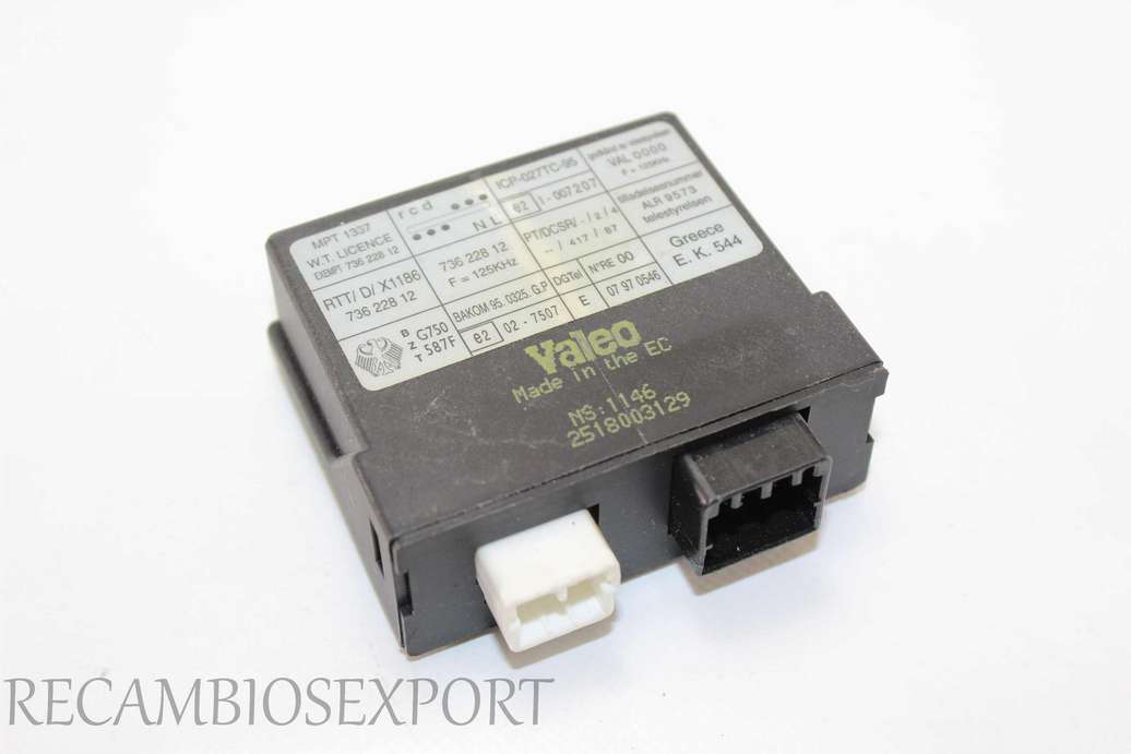 Modulo de control Rover 600 73622812 736 228 12 Valeo 2518003129 - foto 1