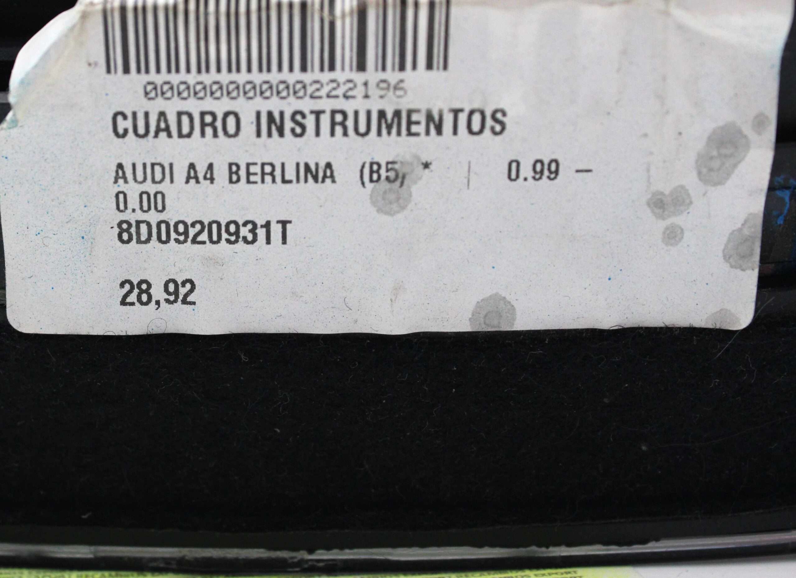 Cuadro de Instrumentos Audi A4 B5 - foto 2