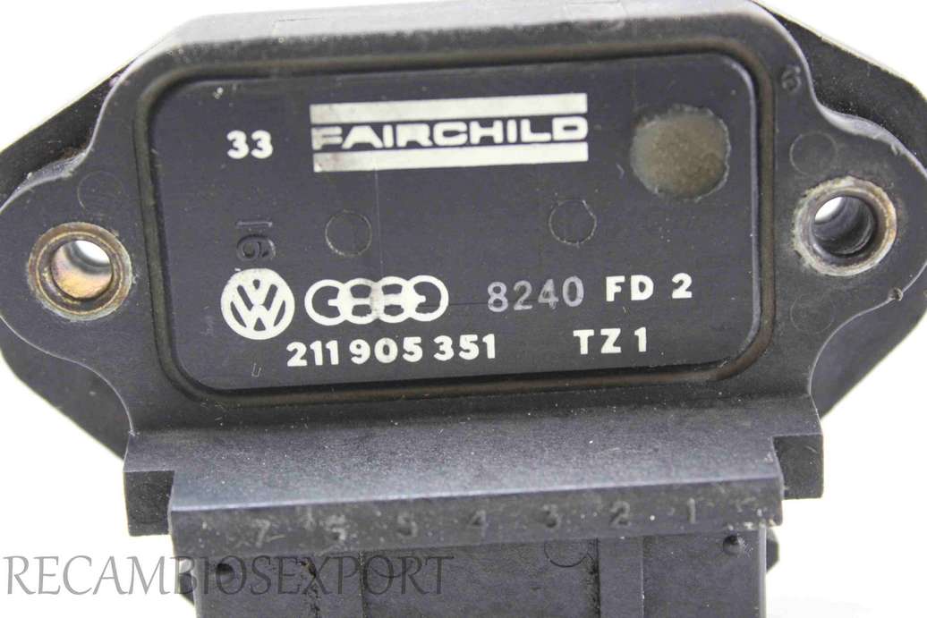 Módulo de control de ignición VW Audi Seat 211905351 211 905 351 TZ1 - foto 2