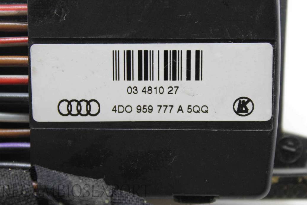 Interruptor de cinturón de seguridad Audi A8 4D0959777A 4D0 959 777 A 4DO959777A LK 03481027 03 4810 27 - foto 2