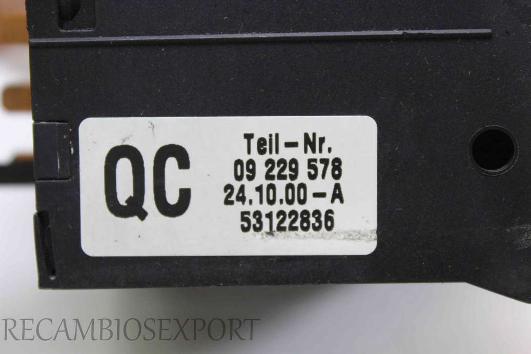 Interruptor de luz Opel Omega B 09229578 09 229 578 90460591 90 460 591 53122836 GM - foto 2