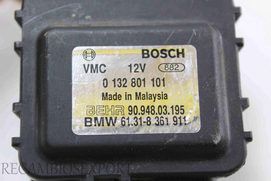 Motor de calefacción BMW E36 61318361911 61.31-8 361 911 Bosch 0132801101 0 132 801 101 Behr 9094803195 90.948.03.195 - foto 2