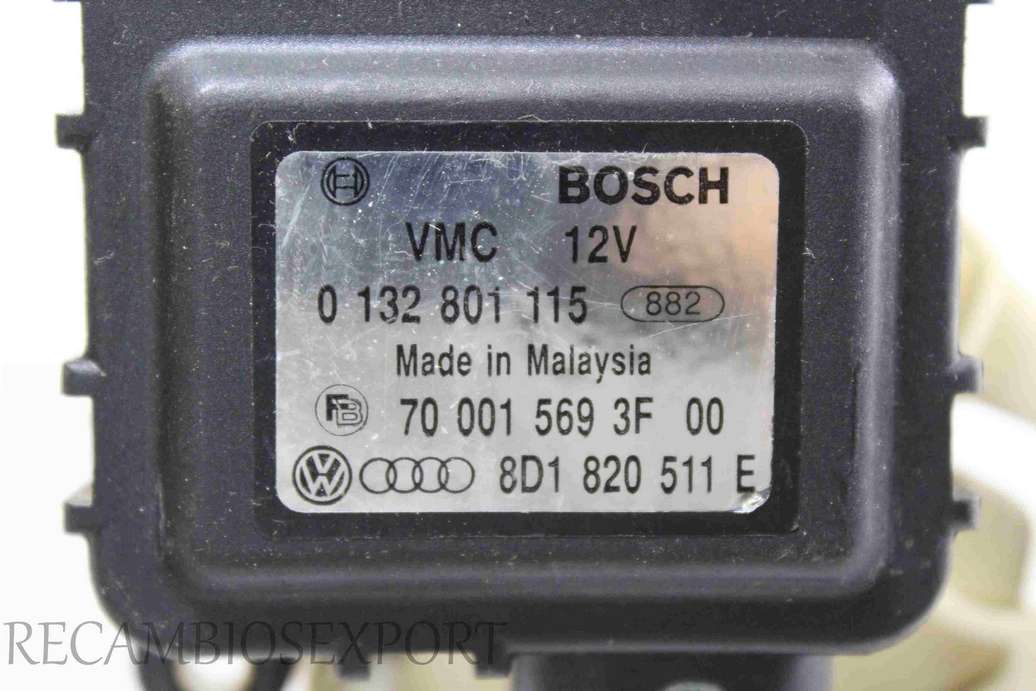 Motor de calefacción VW Passat Audi A4 8D1820511E 8D1 820 511 E Bosch 0132801115 0132801115 700015693F00 70 001 569 3F 00 - foto 2