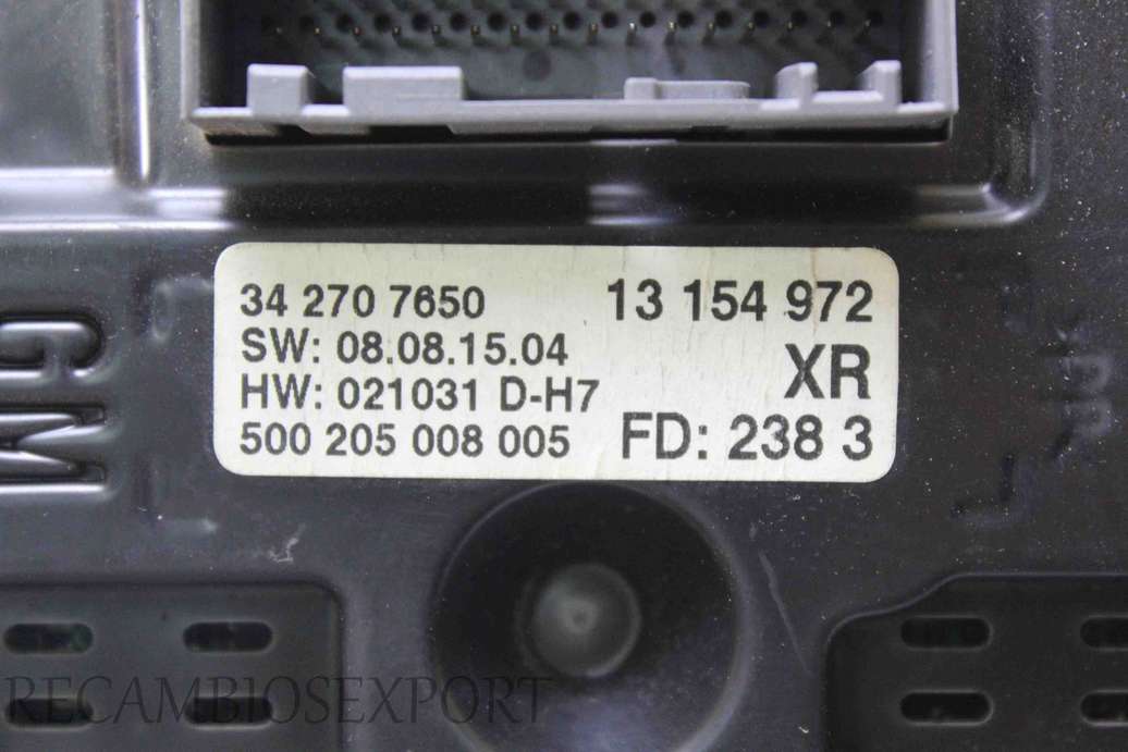 Pantalla display Opel Vectra 13154972 13 154 972 342707650 34 270 7650 500205008005 500 205 008 005 - foto 2
