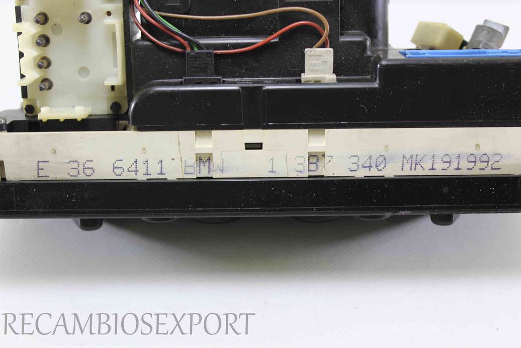 Panel de clima BMW E36 1387340 1 387 340 - foto 2