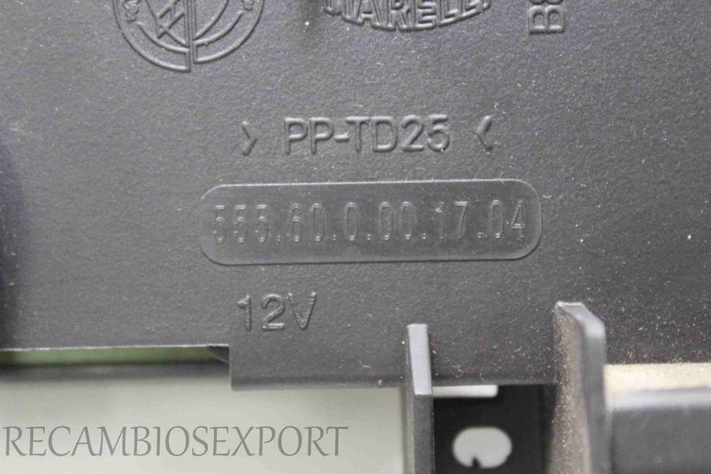 Panel de clima Fiat Stilo 555.60.0.00.17.04 555600001704 2VSDBID9C Magneti Marelli - foto 2