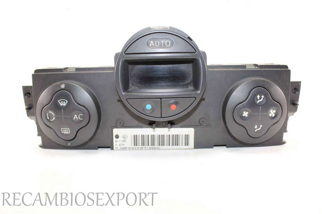 Panel de clima Renault Megane 8200070752 69340005 H0200S600E007PF H02 00 S6 00 E007 PF - foto 1