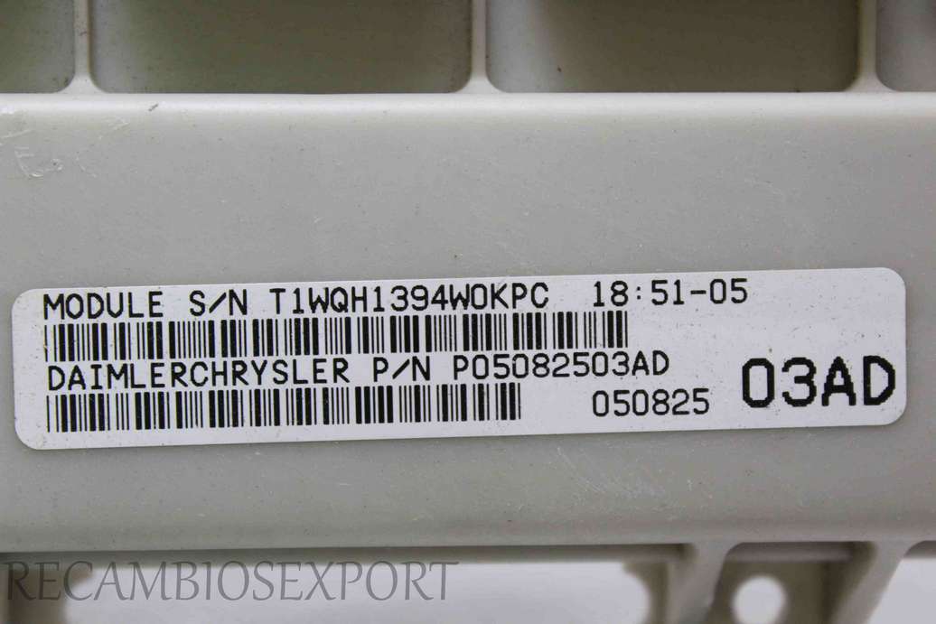 Caja de fusibles Chrysler Voyager 05082503AD 050825 03AD P05082503AD - foto 2