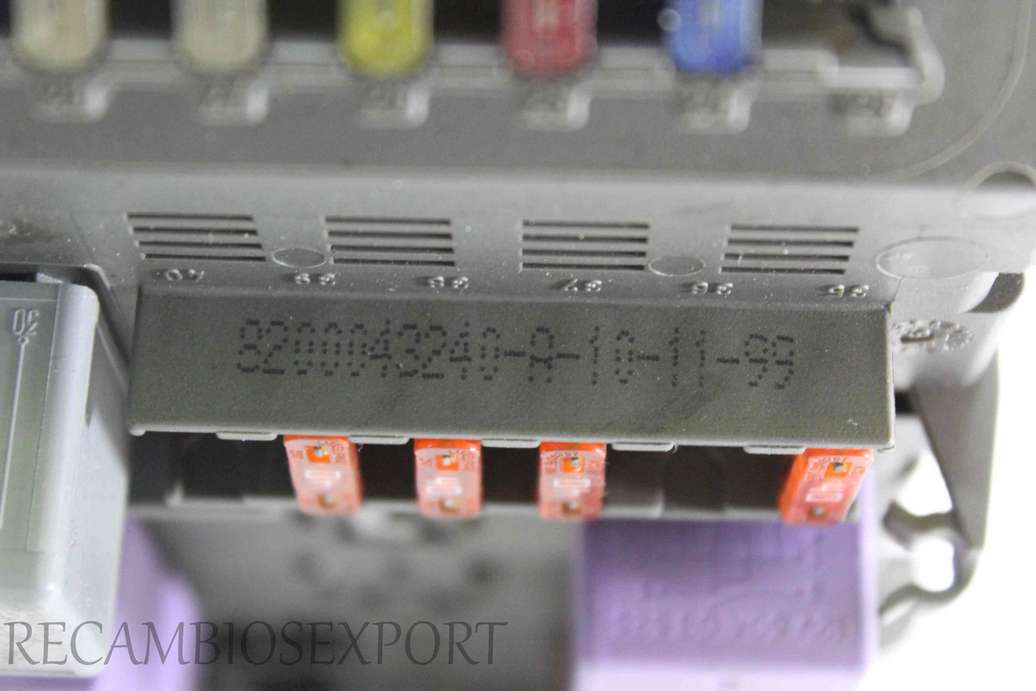 Caja de fusibles Renault Laguna 8200043240A 8200043240-A - foto 3