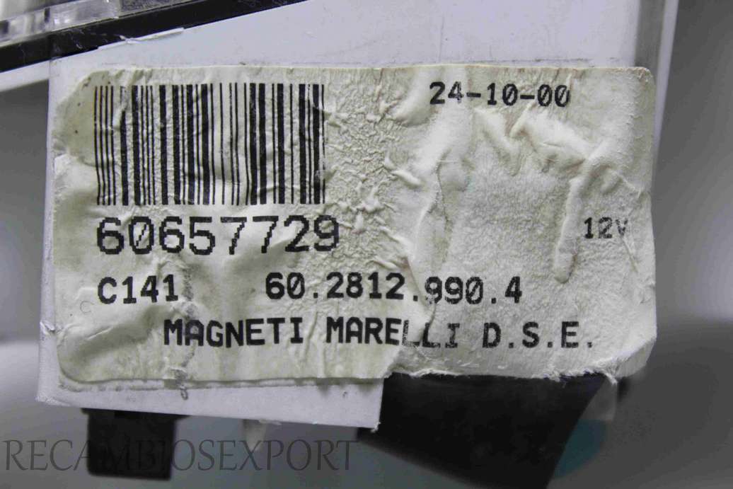 Cuadro de instrumentos Alfa Romeo 60657729 Magneti Marelli 6028129904 60.2812.990.4 - foto 3
