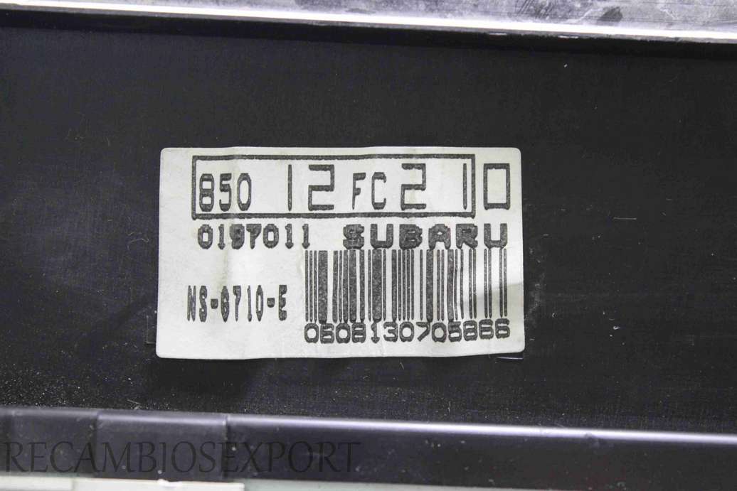 Cuadro de instrumentos Subaru Forester 85012FC210 850 12FC210 - foto 4