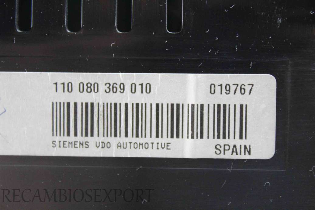 Cuadro de instrumentos Seat Altea Toledo 110080369010 110 080 369 010 019767 A2C53029654 - foto 3