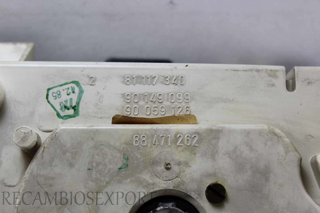 Cuadro de instrumentos Opel Rekord 90149099 90 149 099 90059126 90 059 126 81117340 81 117 340 88471262 88 471 262 88471229 - foto 4