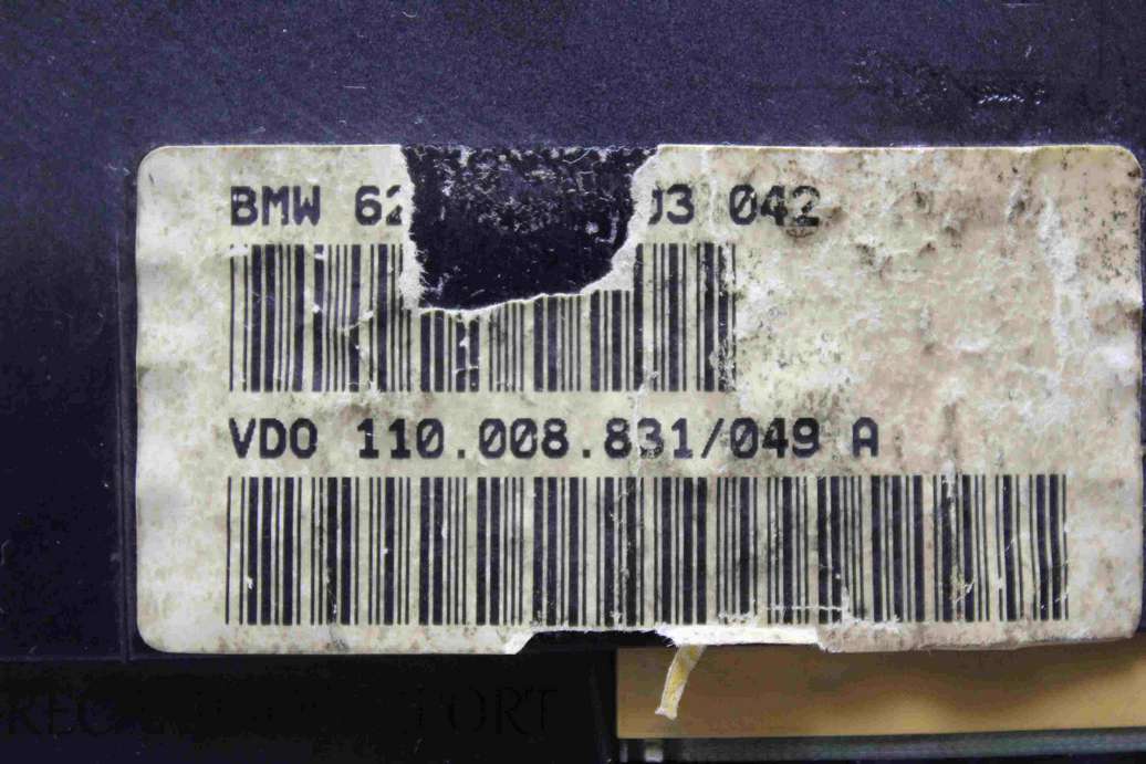 Cuadro de instrumentos BMW 3 62116903042 110008831049A 110.008.831/049 - foto 3