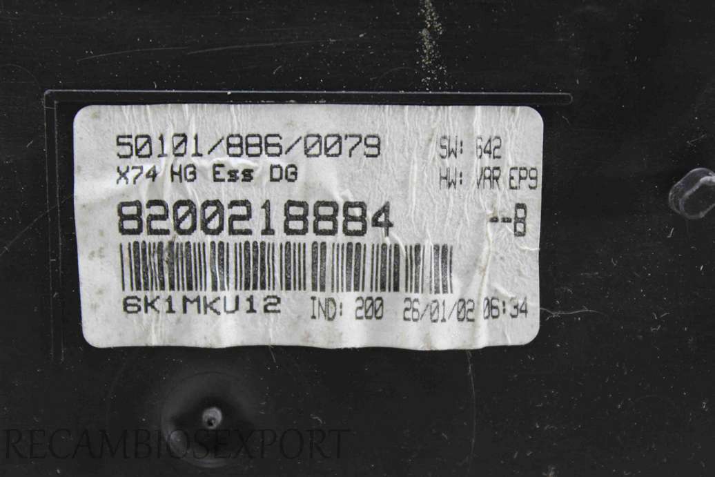 Cuadro de instrumentos Renault Laguna 8200218884 501018860079 50101/886/0079 - foto 3