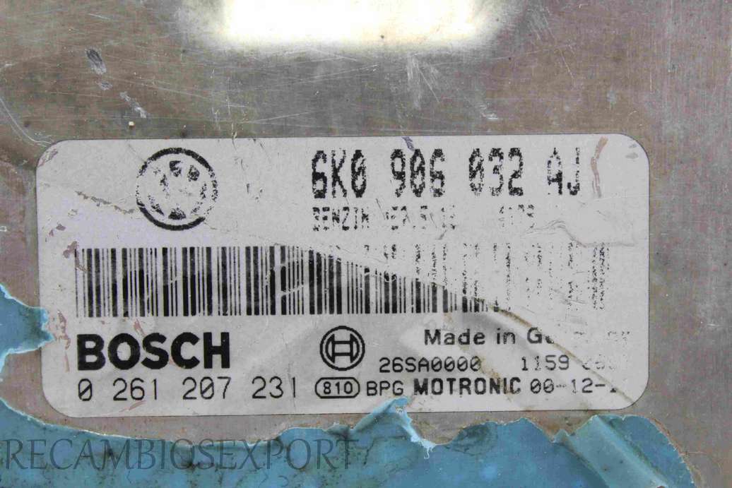 Centralita del motor Seat Ibiza 6K0906032AJ 6K0 906 032 AJ Bosch 0261207231 0 261 207 231 - foto 2