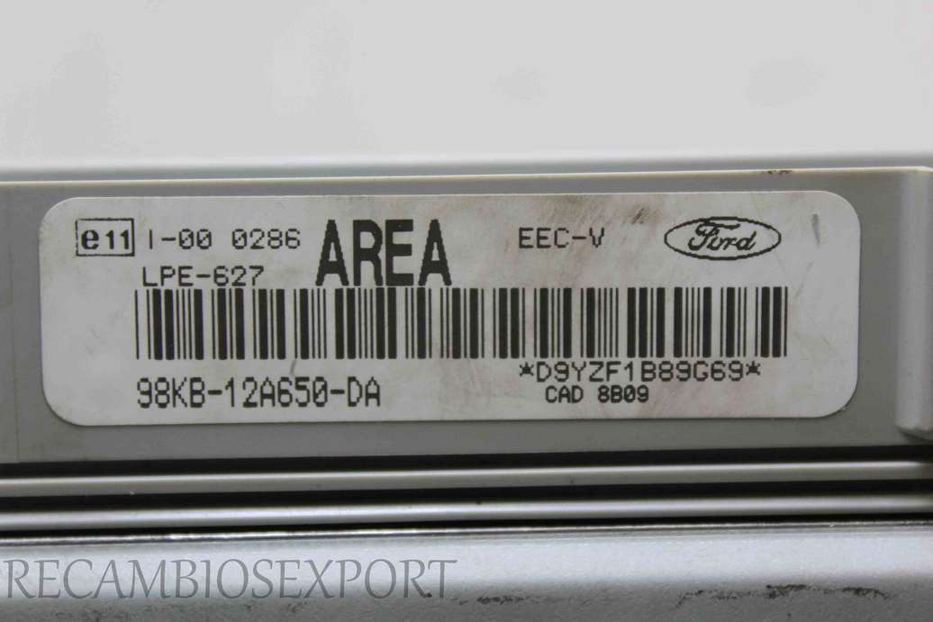 Centralita del motor Ford Ka 98KB12A650DA 98KB-12A650-DA - foto 2