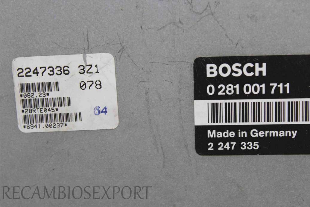 Centralita del motor BMW E36 22473363Z1 2247336 3Z1 0281001711 0 281 001 711 2247335 2 247 335 - foto 2