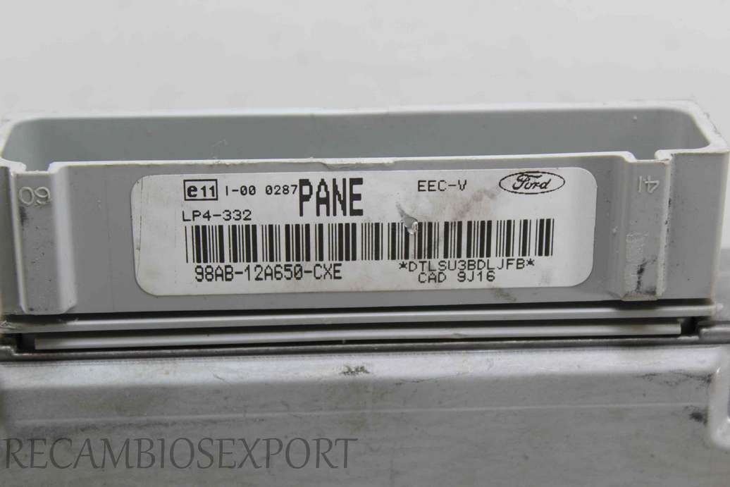 Centralita del motor Ford Focus 98AB12A650CXE 98AB-12A650-CXE LP4 332 - foto 2