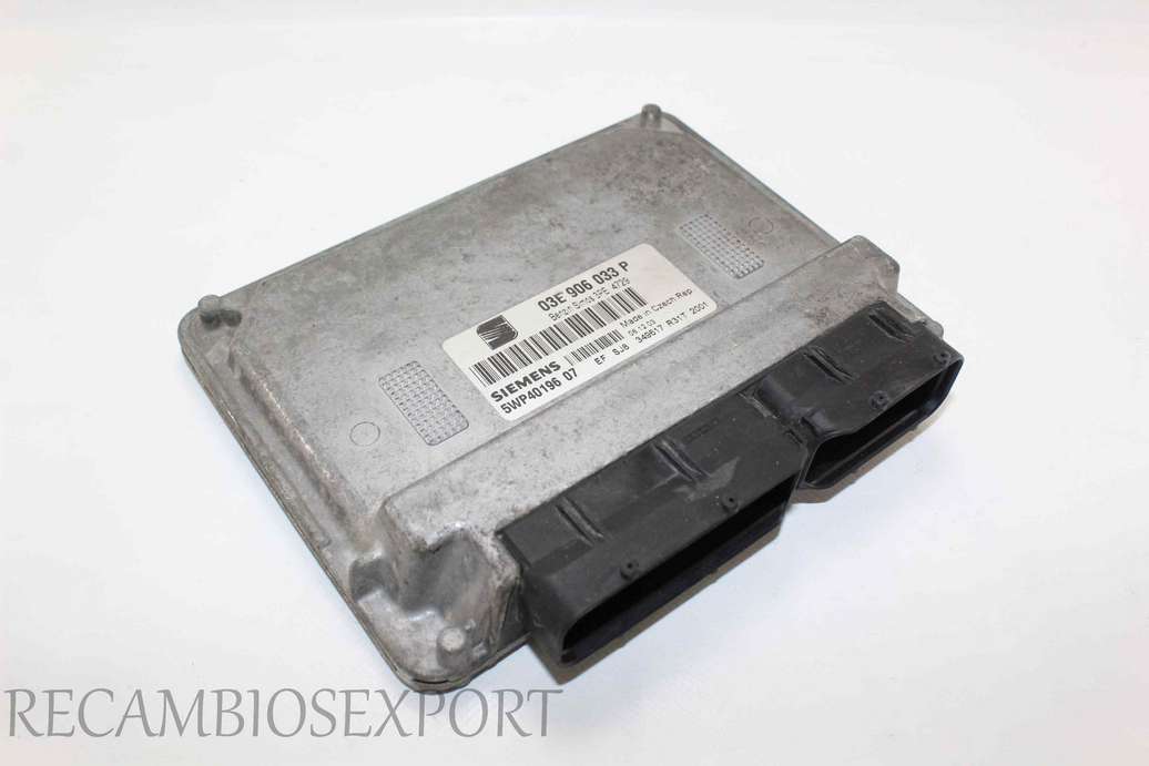 Centralita del motor Seat Ibiza 03E906033P 03E 906 033 P Siemens SWP4019607 SWP40196 07 - foto 1