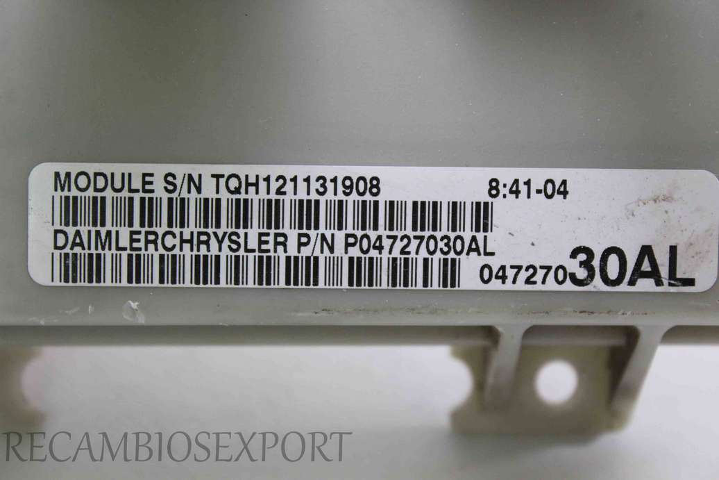 Caja de fusibles Chrysler Grand Voyager P04727030AL 04727030AL - foto 2