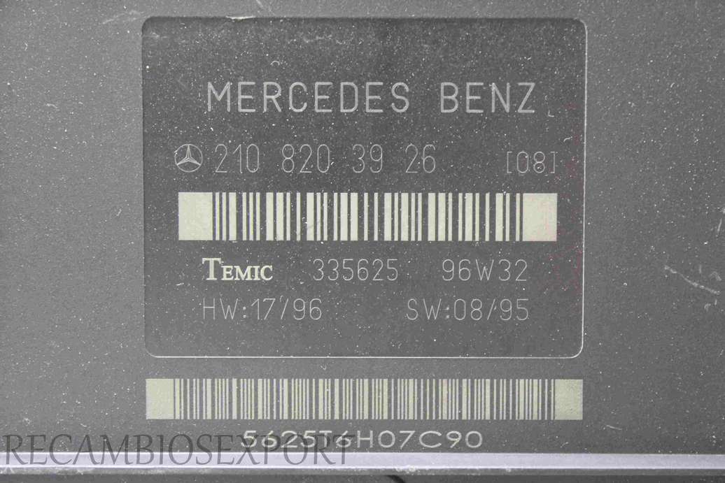 Centralita de control Mercedes W210 2108203926 210 820 39 26 Temic 335625 - foto 2