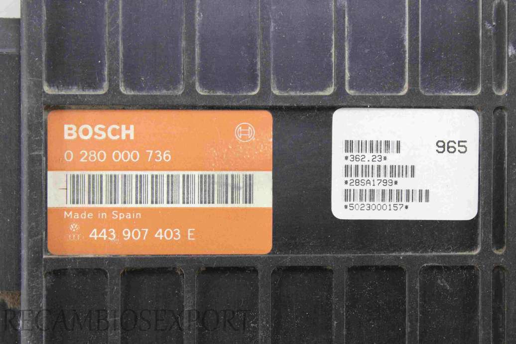 Centralita del motor Seat Toledo VW Passat 443907403E 443 907 403 E Bosch 0280000736 0 280 000 736 - foto 2