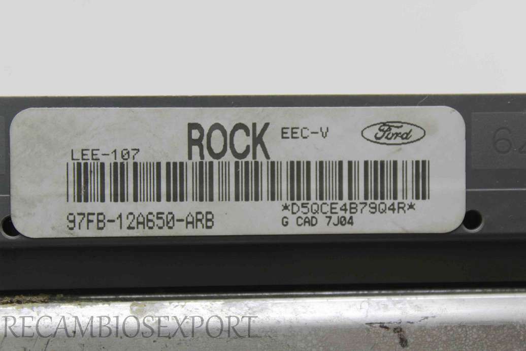 Centralita del motor Ford Fiesta 97FB12A650ARB 97FB-12A650-ARB ROCK LEE-107 - foto 2