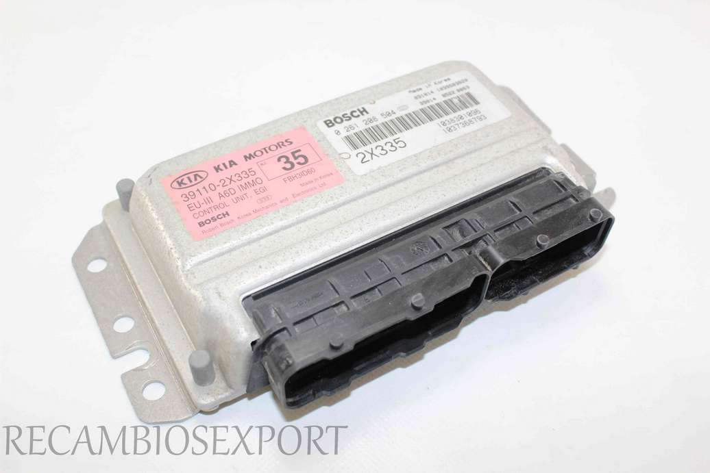 Centralita del motor Kia Shuma 391102X335 39110-2X335 Bosch 0261208504 0 261 208 504 1039S03820 1038301096 1037368793 - foto 1