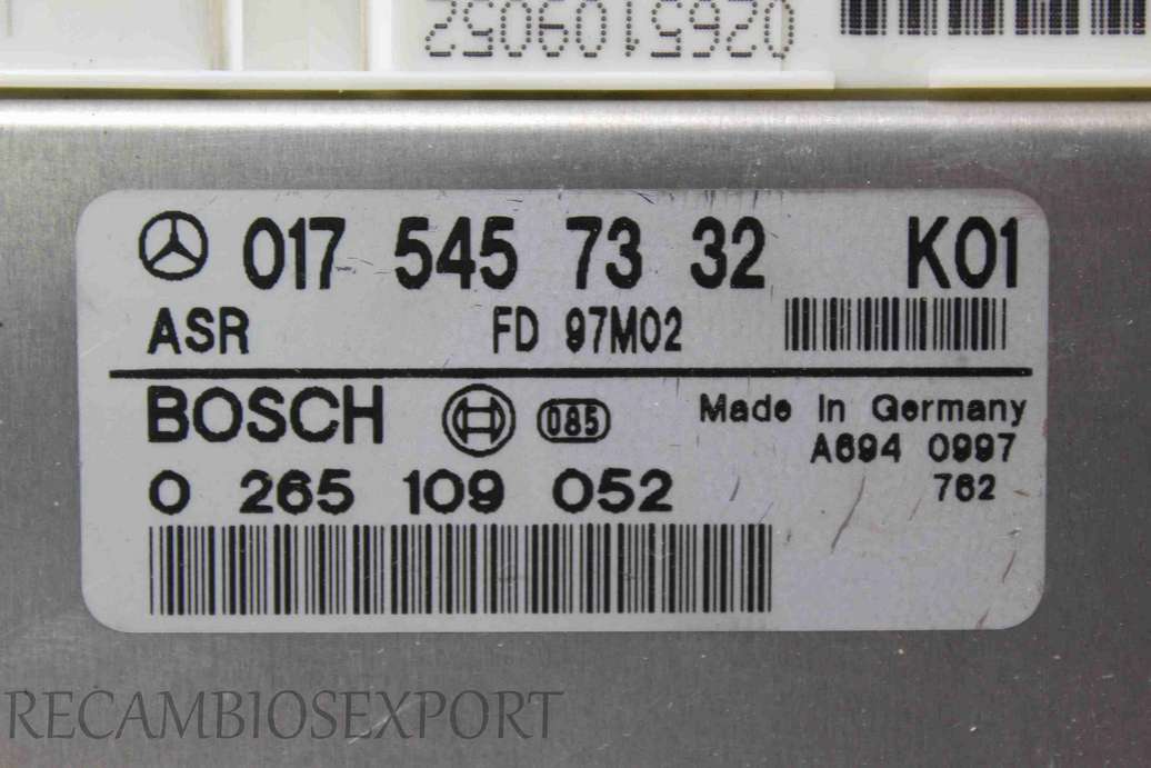 Centralita ASR Mercedes W202 0175457332 017 545 73 32 K01 Bosch 0265109052 0 265 109 052 - foto 2