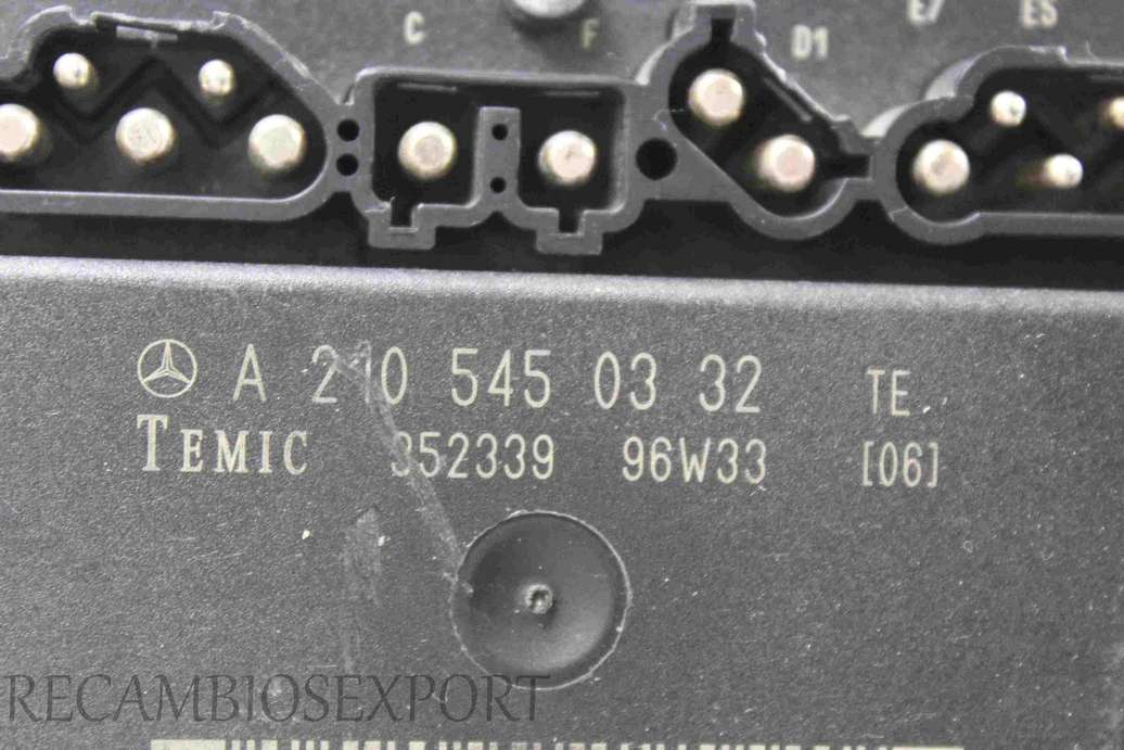 Unidad de control Mercedes W210 A2105450332 A 210 545 03 32 - foto 2