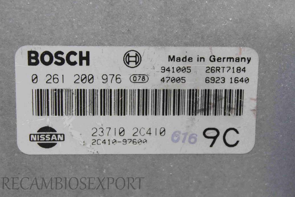 Dispositivo de control Nissan Serena 237102C410 23710 2C410 Bosch 0261200976 0 261 200 976 - foto 2
