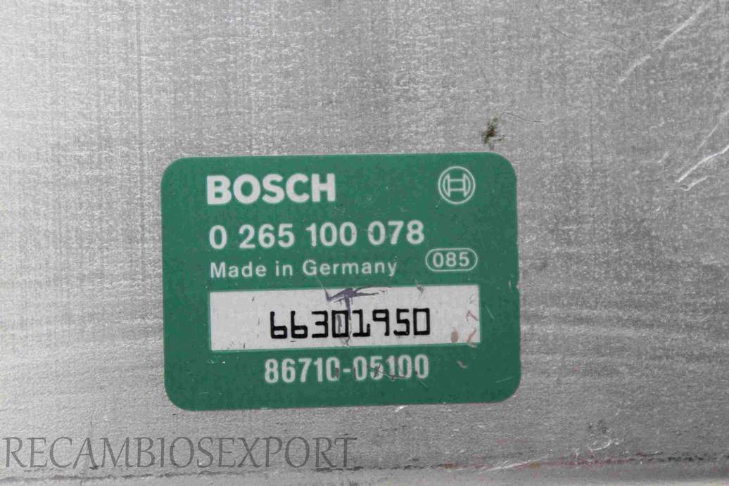 Modulo de control ABS Ssangyong Musso 8671005100 86710-05100 Bosch 0265100078 0 265 100 078 - foto 2