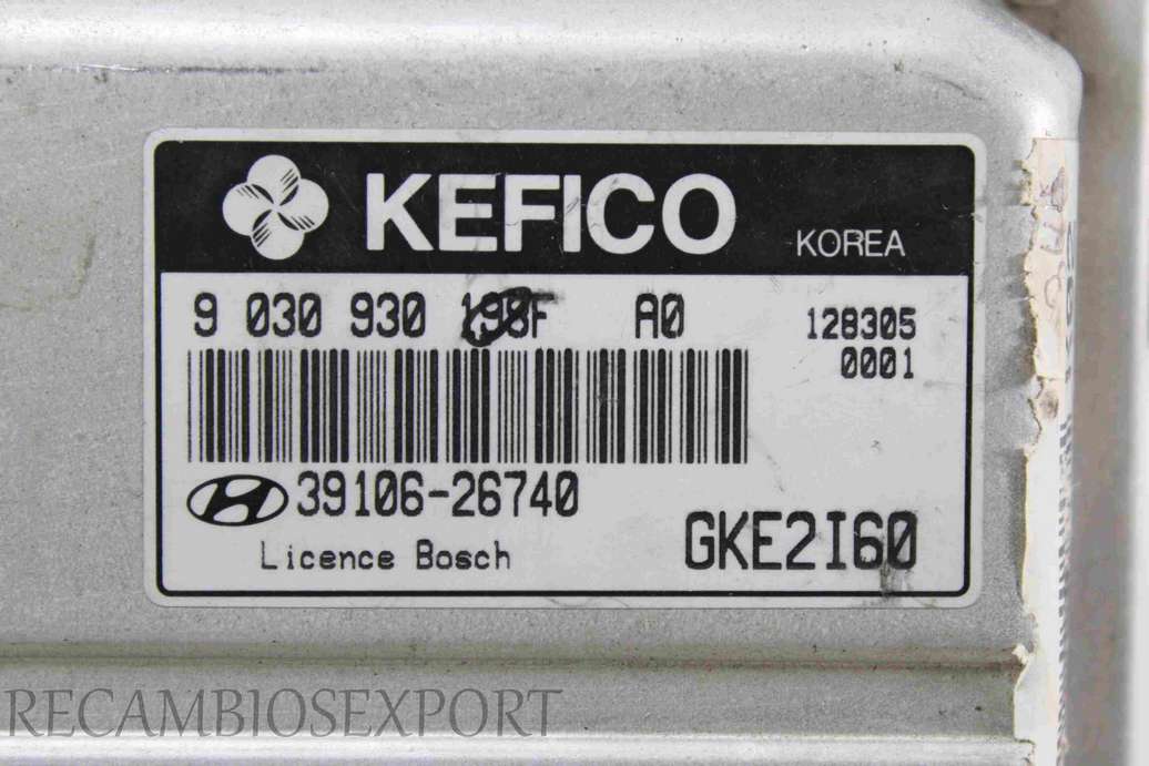 Centralita del motor Hyundai Coupe 3910626740 39106-26740 Bosch 9030930198F 9 030 930 198F KEFICO - foto 2