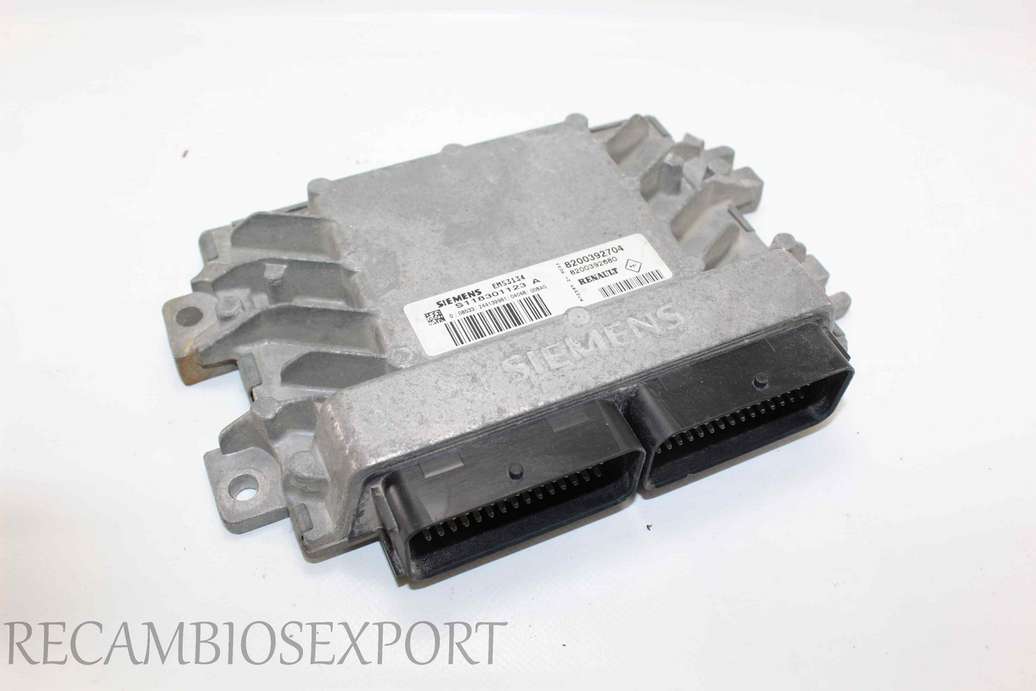 Centralita del motor Renault Clio 8200392704 8200392680 Siemens S118301123A S118301123 A - foto 1