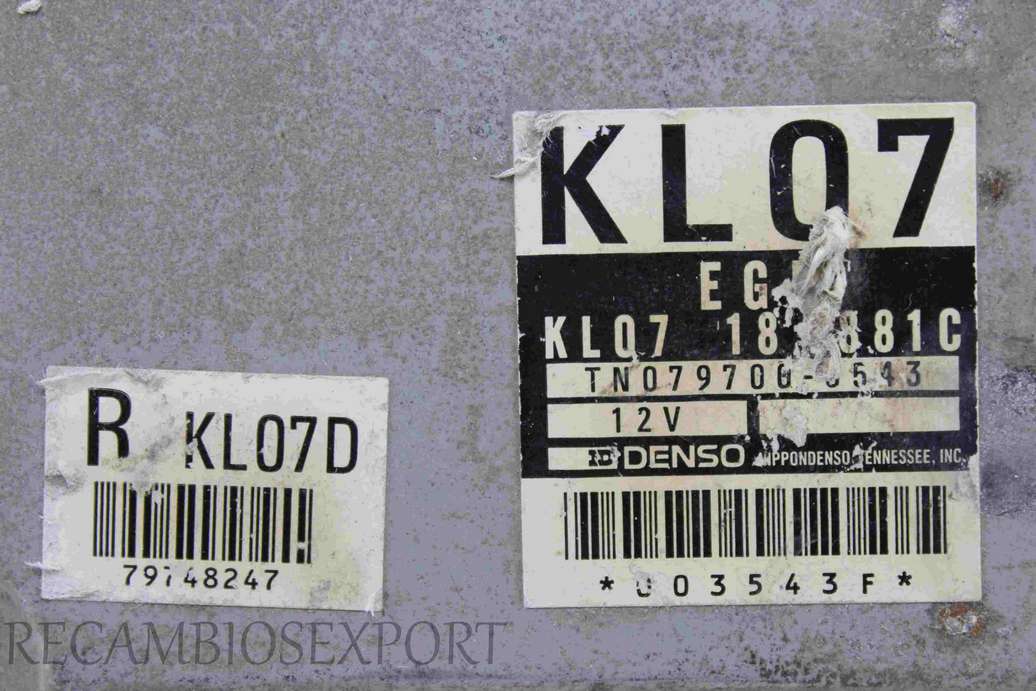 Centralita del motor Ford Probe KL0718881C KL07 18 881C TN079700-3543 TN0797003543 Denso - foto 2