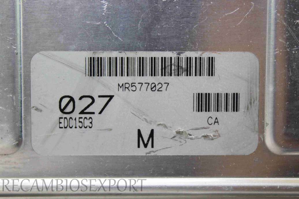Centralita del motor Mitsubishi Carisma MR577027 027EDC15C3 027 EDC15C3 - foto 2