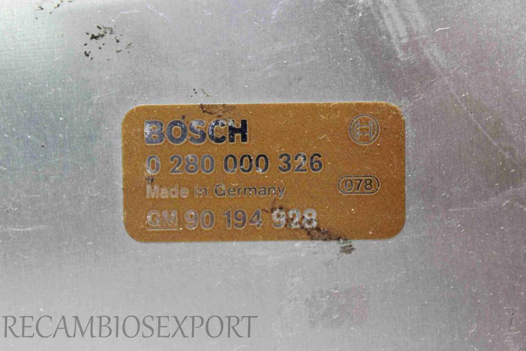 Centralita del motor Opel Carlton 90194928 GM90194928 GM 90 194 928 Bosch 0280000326 0 280 000 326 - foto 2