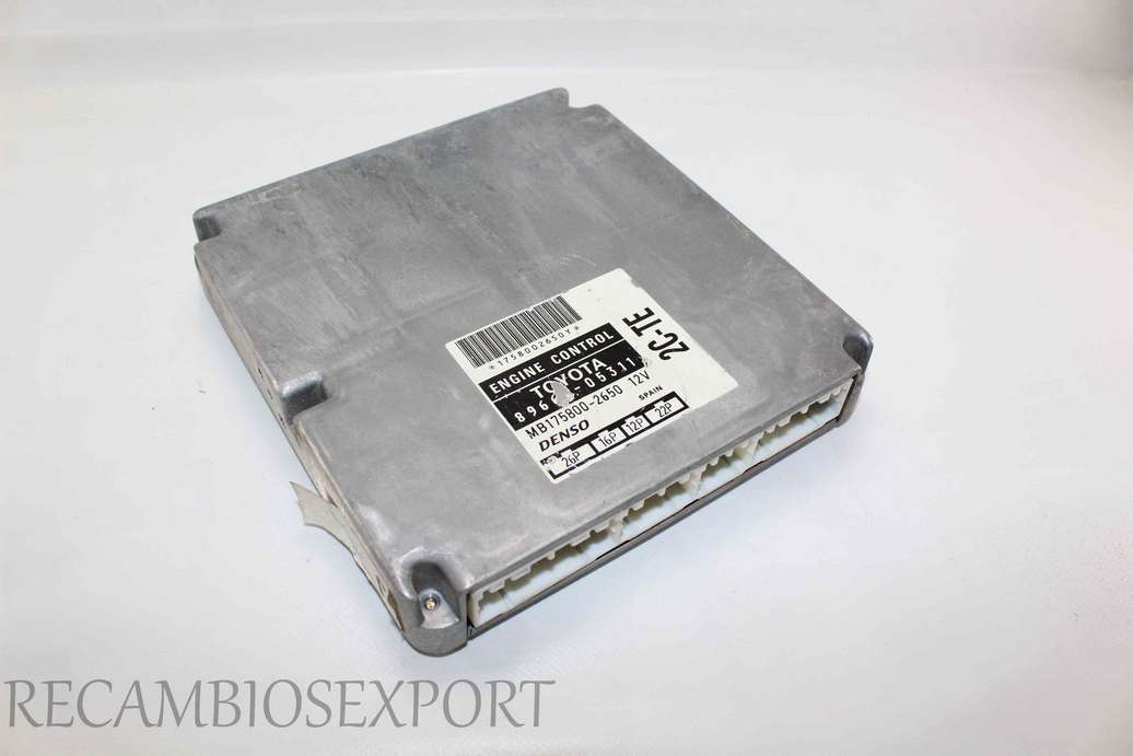 Centralita del motor Toyota Avensis 8966105311 89661-05311 Denso MB1758002650 MB175800-2650 - foto 1