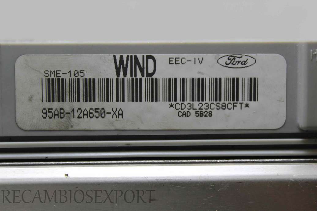 Centralita del motor Ford Escort 95AB12A650XA 95AB-12A650-XA WIND SME-105 - foto 2