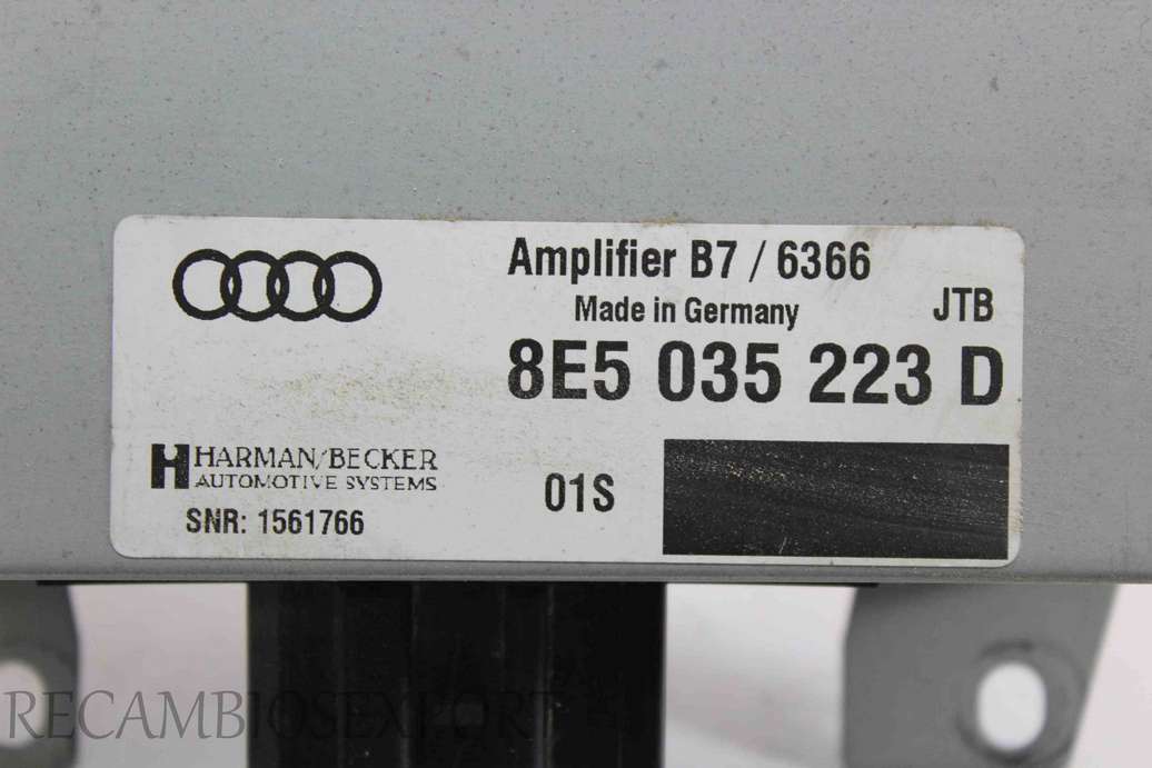 Centralita amplificador Audi A4 8E5035223D 8E5 035 223 D - foto 2