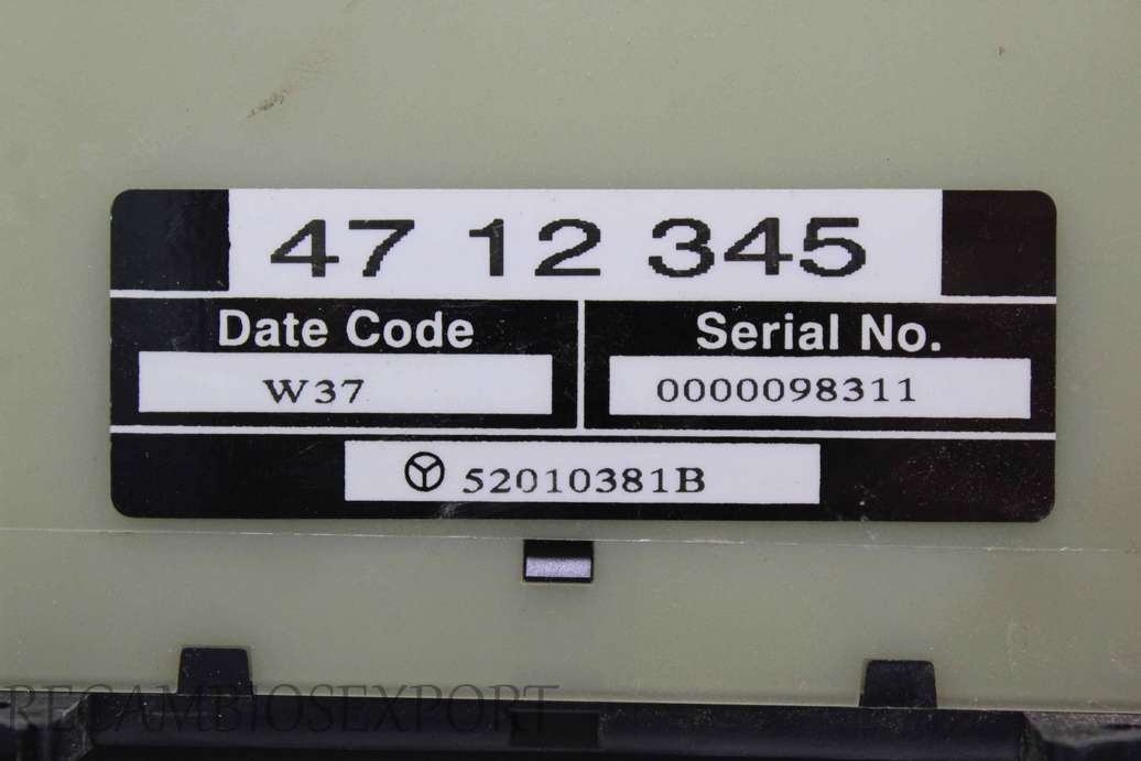 Modulo de control Saab 9-5 52010381B 4712345 47 12 345 - foto 2