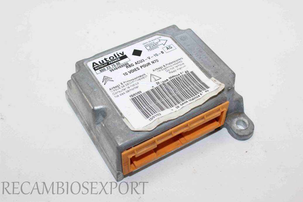 Centralita de airbag Citroen Xsara 9646469080 Autoliv 600237500 600 23 75 00 AG - foto 1