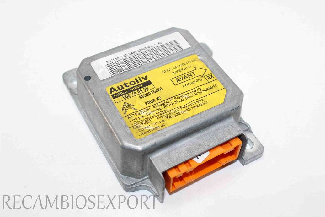 Centralita de airbag Citroen Xantia 9639015480 AX Autoliv 550740900 550 74 09 00 - foto 1