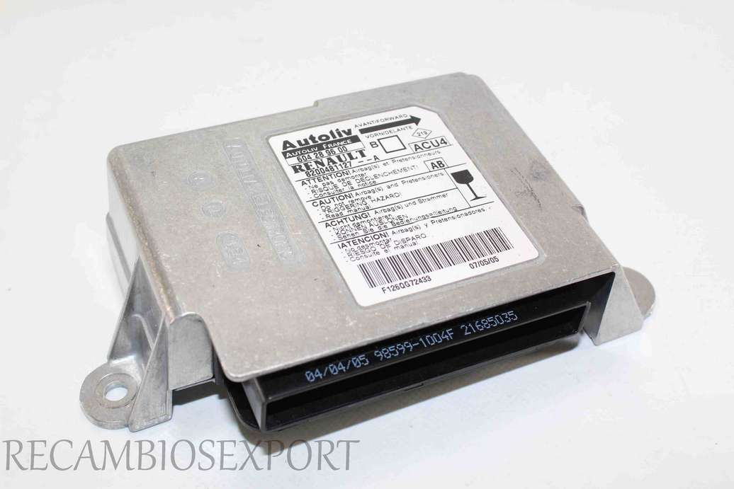 Centralita de airbag Renault Megane 8200481127A 8200481127--A Autoliv 604289600 604 28 96 00 AB - foto 1