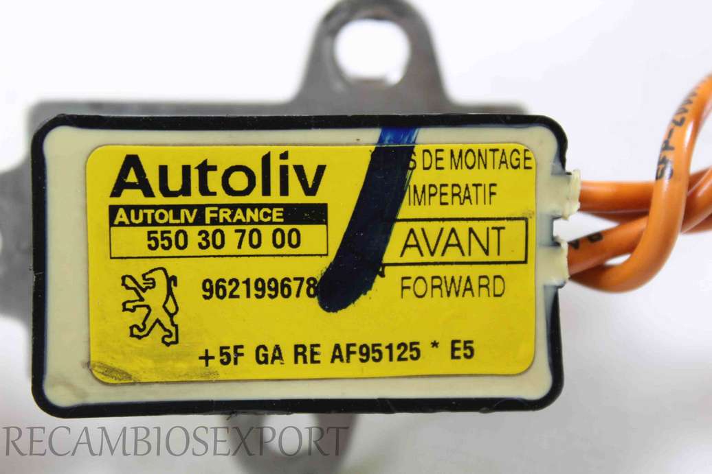 Sensor de airbag Peugeot 306 9621996780 Autoliv 550307000 550 30 70 00 - foto 2