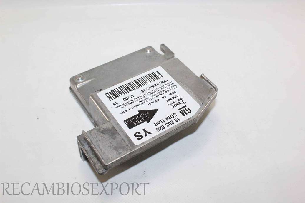 Centralita de airbag Opel Meriva 13203620 13 203 620 13203620YS Temic 327963935 - foto 1