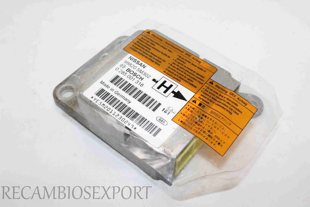 Centralita de airbag Nissan Almera 988205M302 98820 5M302 988205M302H Bosch 0285001318 0 285 001 318 - foto 1